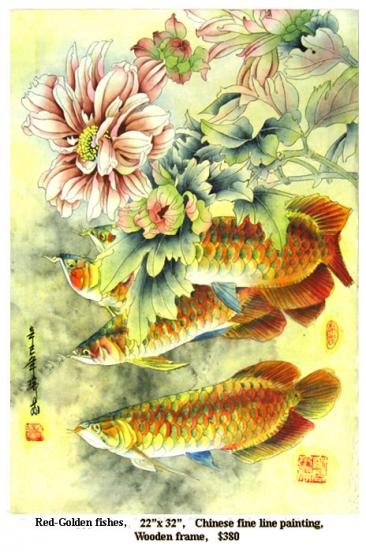 A6 Red-Golden Fishes