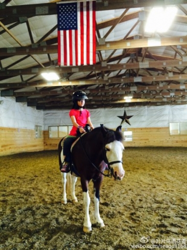 37 Maddie Rides Horse
